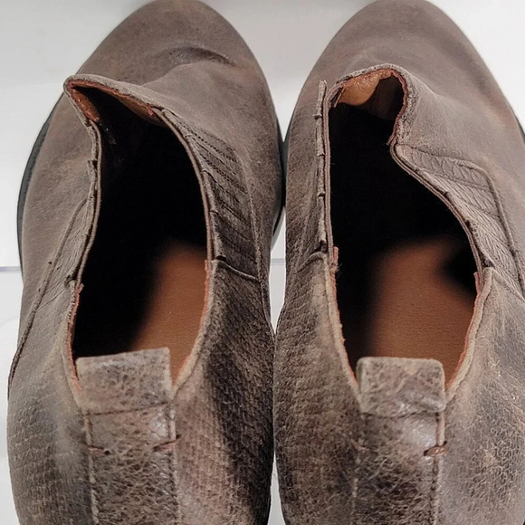 Indigo Womens‎ 9.5 Brown Slip On Ankle Shoes Casual Synthetic - Picture 7 of 11